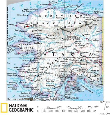 Red Dog Mine and Survey Location in Northwestern Alaska