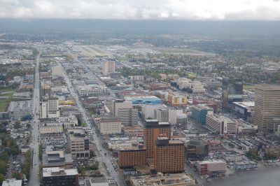 Downtown shoreline for Runway 7