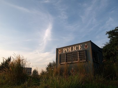 Deserted police post
