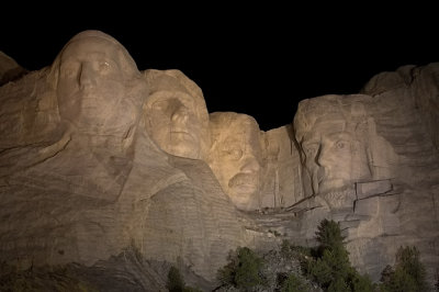 Mount Rushmore - night