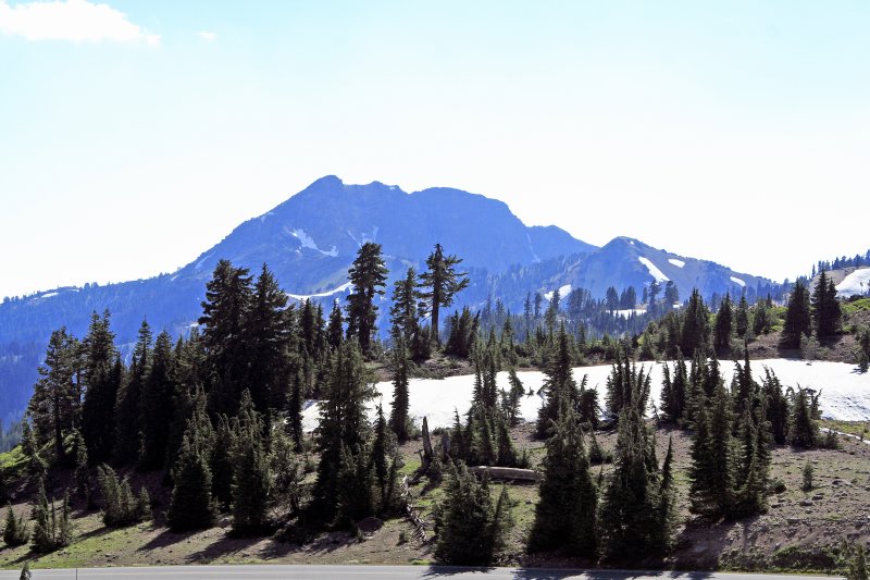 One of the peaks in the Lassen chain