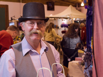 Vendor at the Xmas Fair