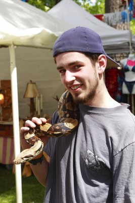 A boy and his snake