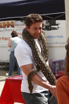 Another boy and his snake!