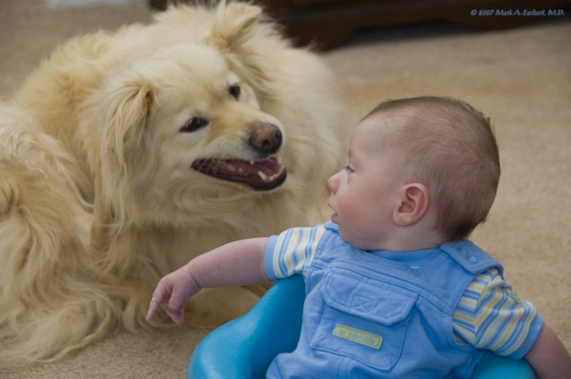 Hes Not Growling...Hes Just Scratching!