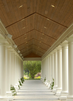 Columned Walkway