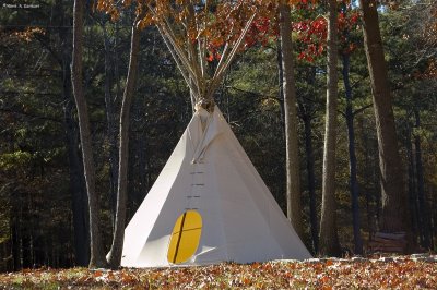 A Little Teepee In The Woods