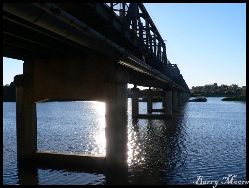 Taree Road  Bridge at Sunset