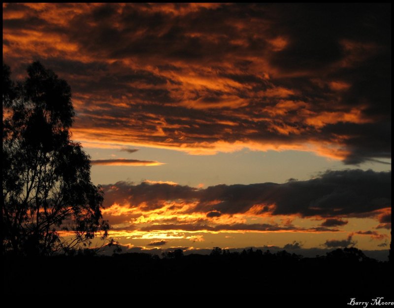 Sunset on the 17th Sept