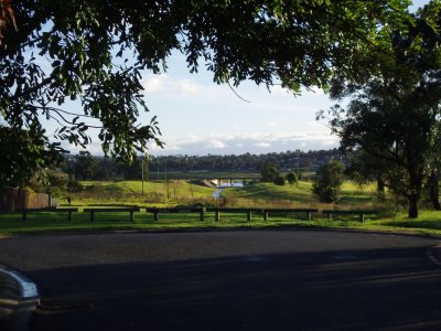 Bow Bowing Creek and railway line