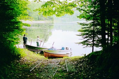 Fishing on Green Lake