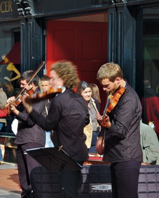 Busking, Grafton St. Dublin