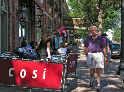 A summer day at Cosi's