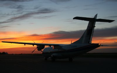 C-GWWC after a long day.