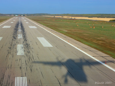 On very short final runway 08 @ CYPA.