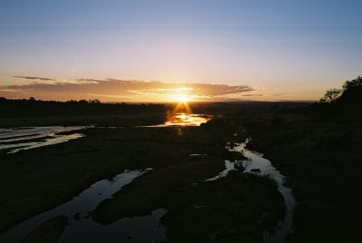 Sunrise over Letaba river