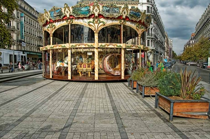 Carousel in Lyon
