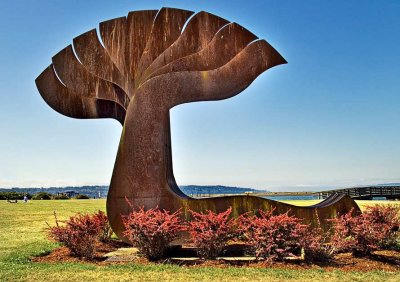 The Wave sculpture (Everett, Washington)