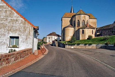Small church in Burgundy