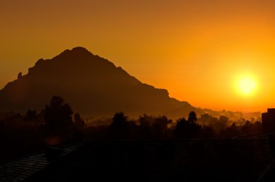 Camelback Mountain at sunrise
