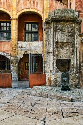 Passageway (traboule) in Lyon