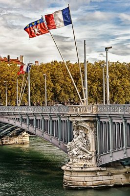 Bridge across the Rhne, Lyon