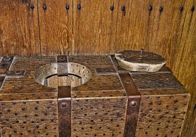 Commode in a prison cell