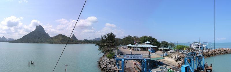 Don Sak Raja Ferry port
