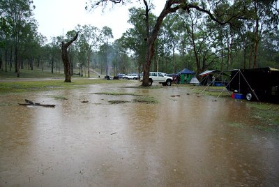 a wet camp