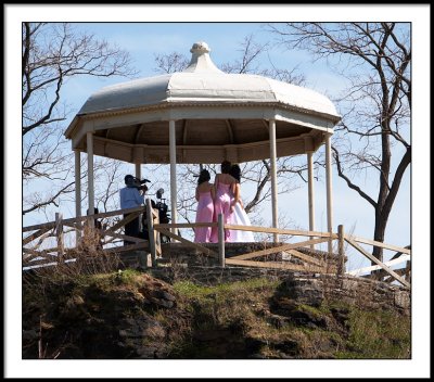 Wedding on the top of the hill