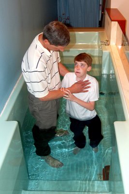 Brian's baptism.
