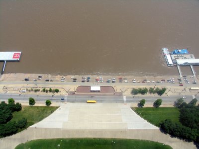 A view from the St. Louis Arch...