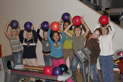 taking the group bowling