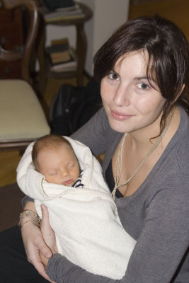 My daughter and Dex,my first grandson
