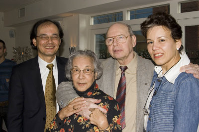 My sister Leonie,her husband Han,Tjerk and Thinka
