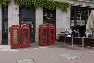 .. and He's in the phone booth