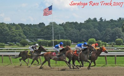 Home Stretch at Saratoga