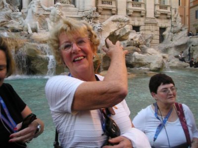 Trevi Fountain - Making a wish
