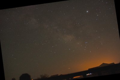 Comparison image taken from Peralta Trails, to illustrate effect of light pollution.
Exposure data: Nikon D50, 18-70mm lens set to 18mm, f/3.5, 30 sec. @ ISO 800.
The image was aligned with DSC_606 using Registar v1.07.