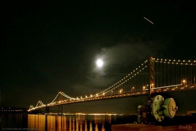Bay Bridge in Full Moon 2
