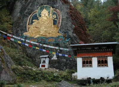 Padmasambhara imprint near Cheri Gomba