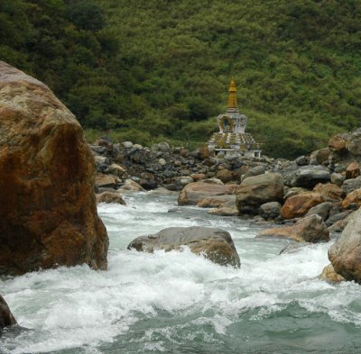 Downstream chorten