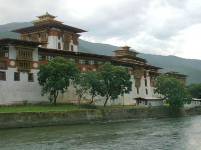 Riverside dzong at Punakha