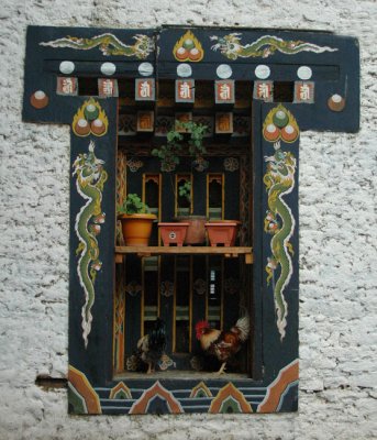 Dzong window