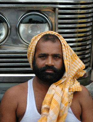 Indian bus driver
