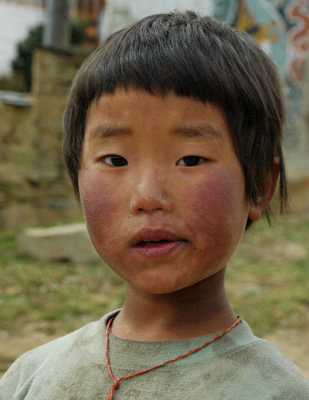 Bhutan young girl