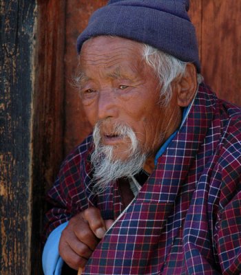 Bhutan village elder