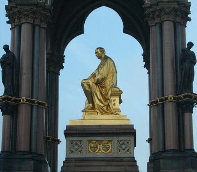 Prince Albert sitting comfortably