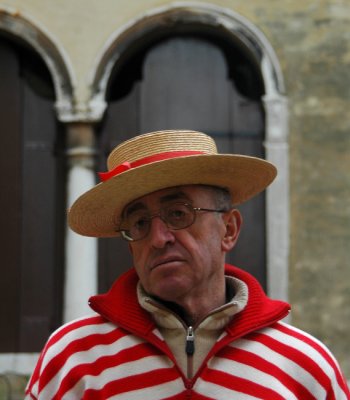 Not a happy gondolier