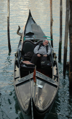 The sleeping gondolier